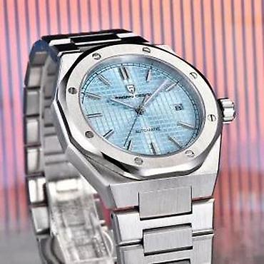 Ručni satovi: PAGANI DESIGN PD-1673 - 40mm - Svetlo plava Potpuno NOV unisex sat — 9