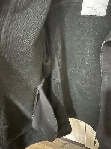 шерпа: Мужская куртка, M, Zara, Б/у, цвет - Черный, Самовывоз — 7