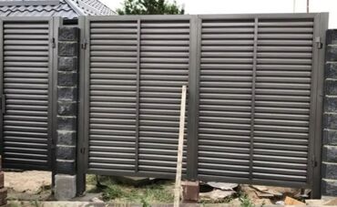 Распашные ворота: Металлические, Механические, Другой бренд, Для гаража, Для частного дома, Со стойками, Оптом, Новый, Бесплатная установка — 2