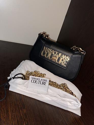 Çantalar: Versace Jeans Couture brendinə məxsus original çanta. Çexol və uzun — 5