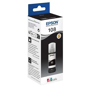printer aliram: Epson 108 T09C1 C13T09C14A Black Original EcoTank Qara Mürəkkəb Şüşəsi — 1