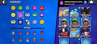 Другие игры и приставки: Аккаунт Brawl Stars - Трофеи: 76 065 - Ранг славы: III - Уровень — 3