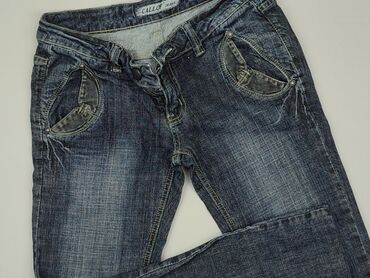 spodnie dresowe oversize damskie: Jeans, S (EU 36), condition - Very good