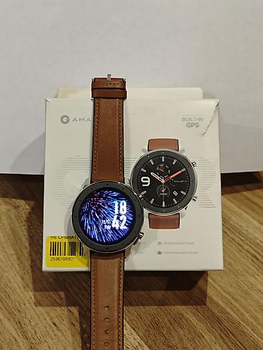 amazfit pace: İşlənmiş, Smart saat, Amazfit, Sensor ekran, rəng - Gümüşü — 6