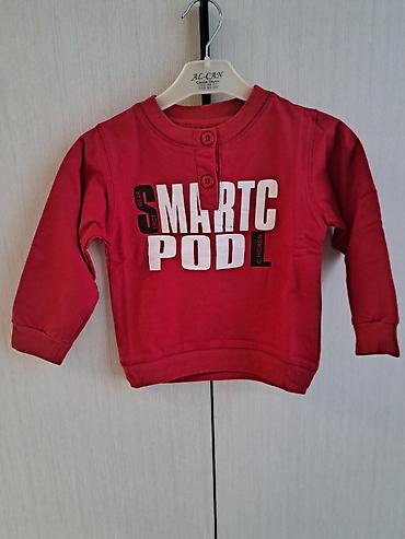 Uşaq dünyası: Uşaq uzunqol köynəyi – qırmızı rəngdə - Modell: “SMARTC PODL” yazılı — 1