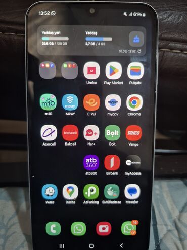 Samsung: Samsung Galaxy A15, 128 GB, rəng - Ağ, Sensor, İki sim kartlı