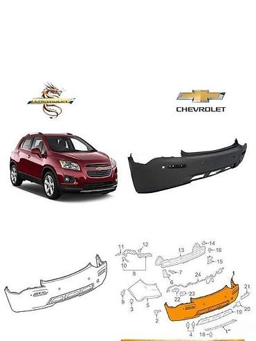 Кузовные детали: "Chevrolet Trax 2015" arxa buferi. "Chevrolet Trax 2015" Arxa — 1