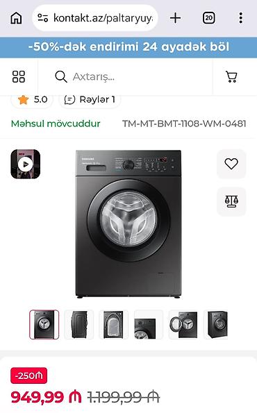 irşad paltaryuyan samsung: Endirim olunacaq. Paketi heç açılmayıb. Son modellərdən biridir — 2