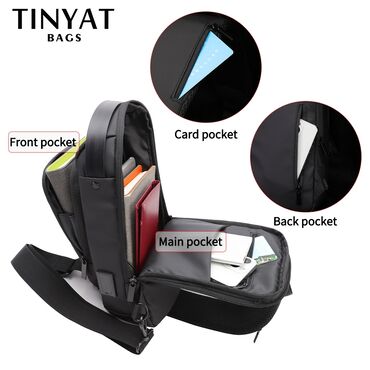 Sportske torbe i rančevi: Vodootporna torbica protiv kradje + usb za power bank praktičnu — 4