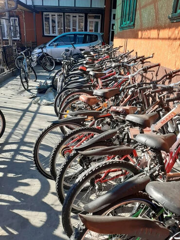 детская сидушка на велосипед: В городе Каракол очень большой выбор привозных велосипедов из Германия