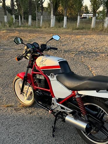 мото мини: Honda, редкая ретро-модель в фирменной раскраске HRC: белый пластик — 3