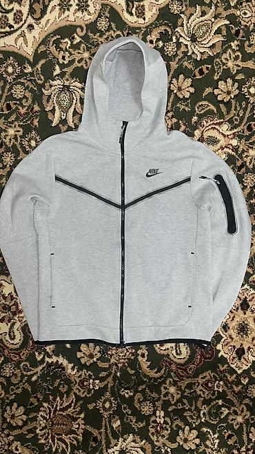 Толстовки: Мужская толстовка, M, Nike, Б/у, цвет - Серый, Самовывоз, Платная доставка — 1