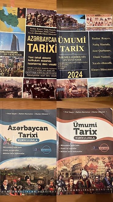 Kitablar və jurnallar: Dərs vəsaiti dəsti – “Azərbaycan Tarixi” və “Ümumi Tarix” 1 ci — 1
