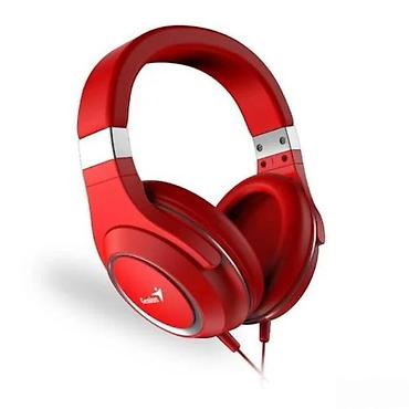 Slušalice: Genius HS-M450 crvene žičane over-ear slušalice - Tip: žične — 4