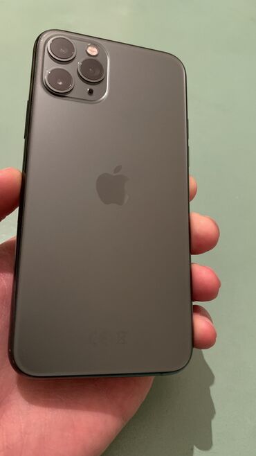 айфон 11 pro: IPhone 11 Pro, Б/у, 64 ГБ, Зеленый, Кабель, 88 %