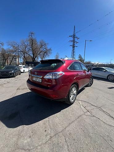 Lexus: Lexus RX: 2012 г., 3.5 л, Вариатор, Гибрид, Кроссовер — 4
