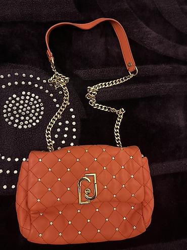 Çantalar: Liu Jo çiyin çantası - Rəng: narıncı - Material: quilted (romb — 1