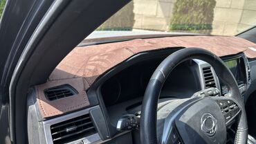 чехол на панель: Алькантара Панель жапкычтар Ssangyong, түсү - Боз, Жаңы, Өзү алып кетүү, Акылуу жеткирүү