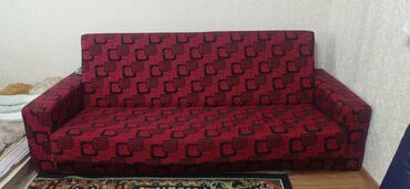 купить диван раскладной недорого: Түсү - Кызыл, Колдонулган
