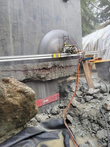 Təmir işləri: Beton kəsən beton deşən kəsimi karot beton kəsmək kesmek - Beton — 11