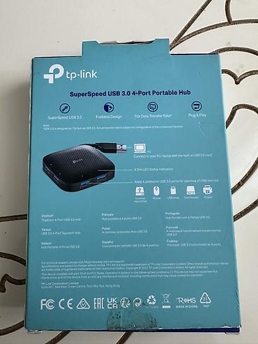 usb dvd: TP-Link SuperSpeed USB 3.0 4-Port Portable Hub Xüsusiyyətlər: - 4 — 3