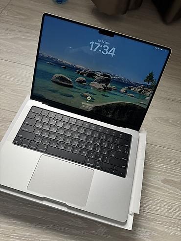 Ноутбуки Apple (MacBook): Apple MacBook Pro 14" (серебристый) 8GB/1ТБ SSD 22-цикла Состояние — 3