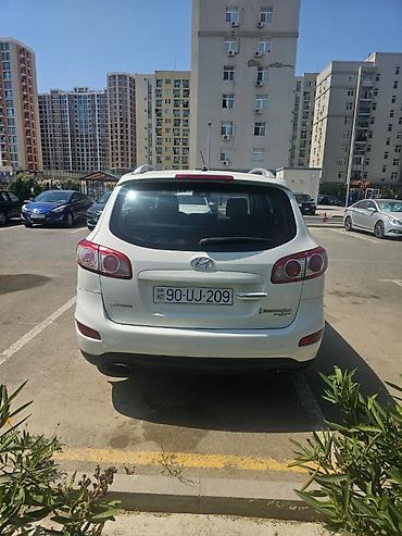 Hyundai: Hyundai Santa Fe — ağ rəngli, şəhər və uzun məsafələr üçün geniş və — 2