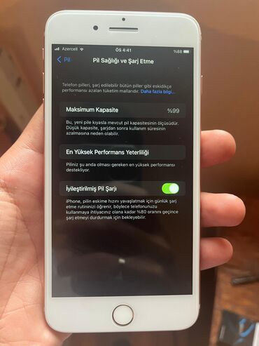 Apple iPhone: IPhone 8 Plus, 64 GB, Qızılı, Barmaq izi