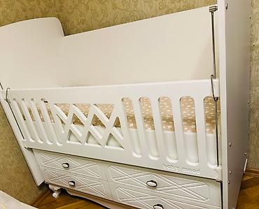 Beşiklər: Uşaq beşiyi – Baby Mood - Rəng: ağ - Material: MDF/taxta — 2