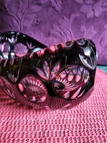 Ostalo posuđe: Cinija nova gondola,kristal,led kristal 70te Nachtmann. Cinija je — 15