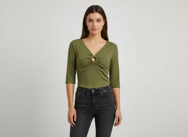 bluzki z bufiastymi rękawami mohito: Mohito, Women's blouse, size S
