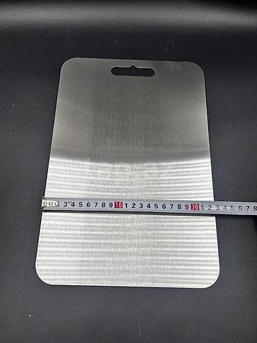 xəmir taxtası: Paslanmaz polad mətbəx və tərəvəz doğrama taxtası 23x34 sm (Cook Wadar — 3