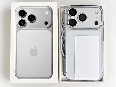 Уюлдук телефондор жана аксессуарлар: IPhone 17 Pro, Жаңы, 256 ГБ, Күмүш, Куту — 1