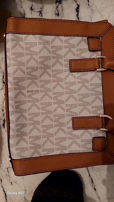 Классические сумки: Классическая сумка, Michael Kors, Материал: Комбинированный материал, Жёсткая конструкция, Женские — 3