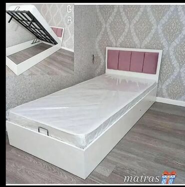 Çarpayılar: Yeni, Təknəfərlik çarpayı, Bazalı, Matras ilə, Siyirməli, Azərbaycan — 5