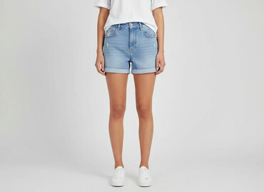 bershka biale spodenki: Bershka, Szorty damskie, rozmiar XS