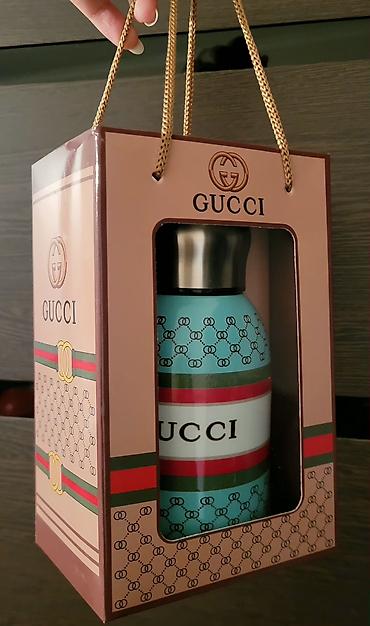 сувенирный: 🍂🧋Термос GUCCI Сохраняет тепло и холод на несколько часов — 5