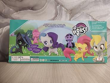 детский конь: Набор игрушек “My Happy Horse” - В комплекте 5 фигурок пони разных — 2