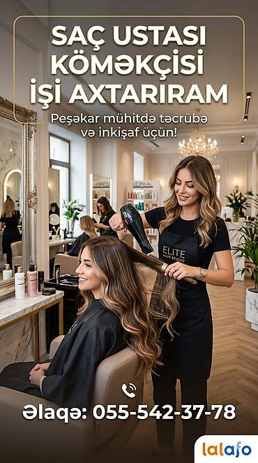 makeup model vakansiya: Saç Ustası köməkçisi işi axtarıram — 1