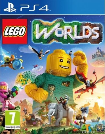 ps4 oyunlari: Ps4 üçün lego worlds oyun diski. Tam yeni, original bağlamada