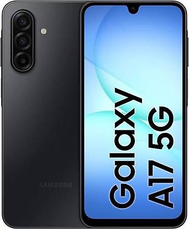 Samsung Galaxy A17, Новый, 128 ГБ, цвет - Черный, 1 SIM