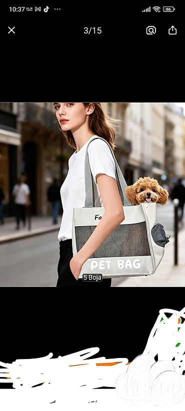 Pet Equipment & Accessories: Torba za nošenje ljubimaca – “PET BAG” - Dimenzije: 36 x 16 x 34,5 — 2