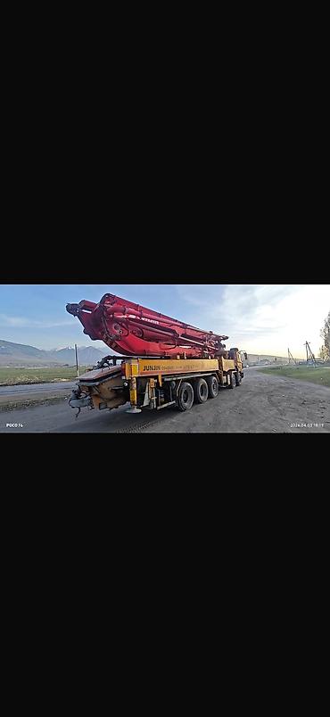 sprinter 315: Услуги автобетононасоса Город Каракол Ак-Суу, Туп, помпа, бетон — 1