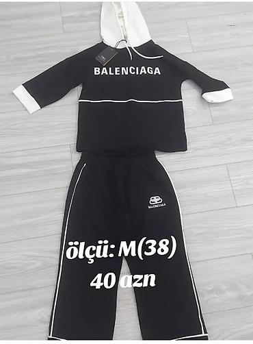 ayaqqabıları 40 r: İdman dəsti, Balenciaga, M, rəng - Qara — 1
