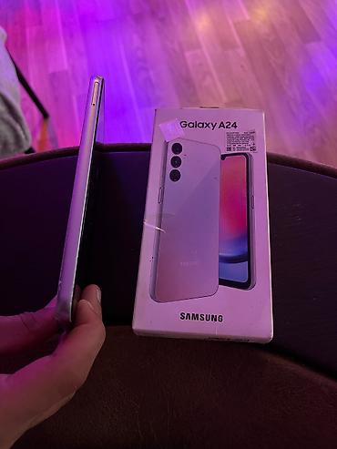 samsung tv ikinci el: Samsung Galaxy A24 4G, 128 GB, rəng - Gümüşü, Barmaq izi — 6
