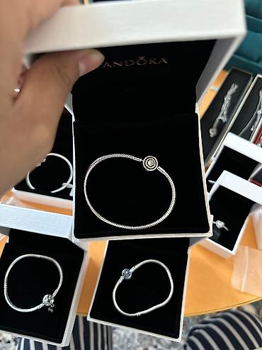 Серебряные браслеты: Пандора 925 проба Серебро С оформлением (в комплекте фирменный — 8