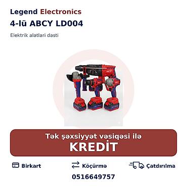 kreditle drel: Elan başlığı: Elektrik alətlər dəsti 4-lü ABCY LD004 Elektrik — 1