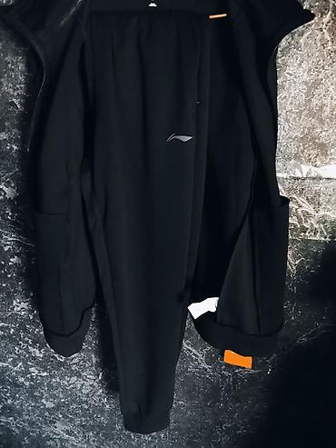 nike tech flecce: Li-Ning — спортивная двойка (худи + брюки) размер L - Бренд — 3