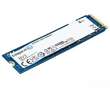 Hard diskovi, eksterni diskovi: Kingston NV3 NVMe M.2 SSD – 2 TB - Tip: PCIe 4.0 NVMe M.2 (2280) - — 2