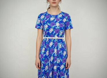 fioletowe sukienki plus size: Сукня жіноча, розмір L